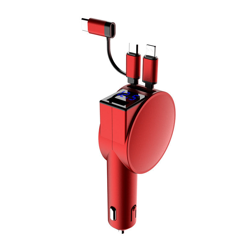 PowerPull 3X™ | 3-in-1 einziehbarer Schnelllade-Autoadapter