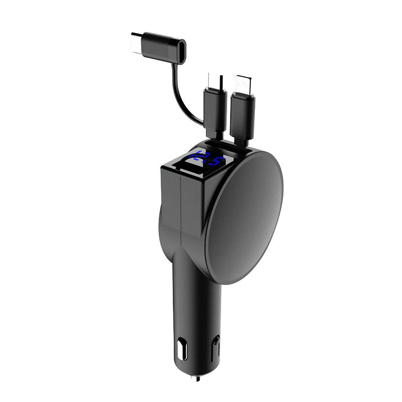 PowerPull 3X™ | 3-in-1 einziehbarer Schnelllade-Autoadapter
