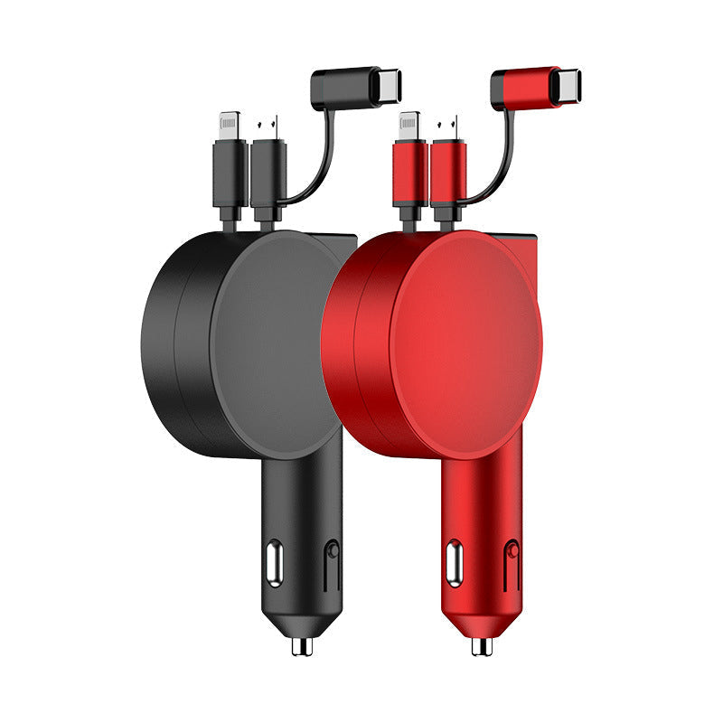 PowerPull 3X™ | 3-in-1 einziehbarer Schnelllade-Autoadapter