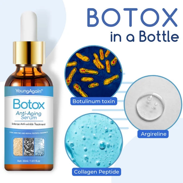 1+1 GRATIS | GlowTox™ | Glatte, jugendliche Haut mit Botox Anti-Aging Serum