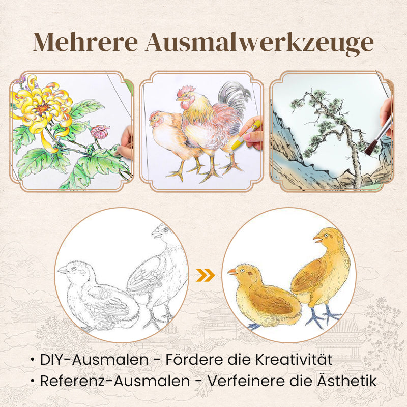 InkFlow™ | Traditionelles chinesisches Schriftzeichen-Album