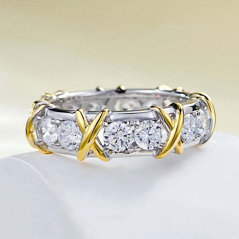 Xcentra™ | Kreuzring für Sie & Ihn – Verlobung, Hochzeit, Geschenk