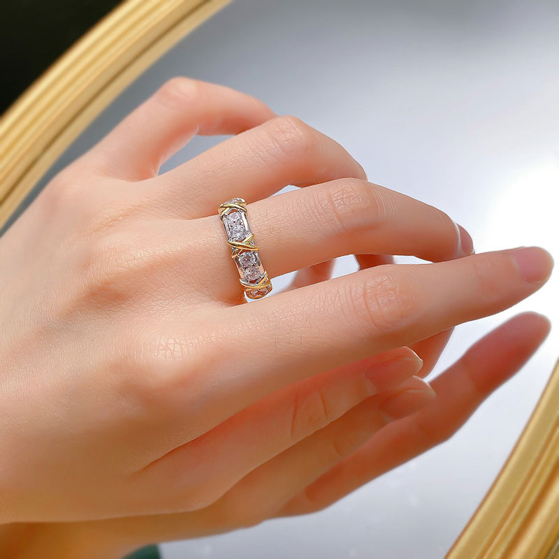 Xcentra™ | Kreuzring für Sie & Ihn – Verlobung, Hochzeit, Geschenk