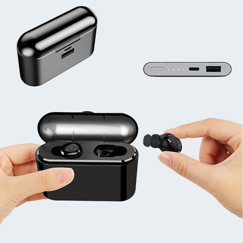 Audionyx™ | 2-in1 Bluetooth-Headset & Externer Akku