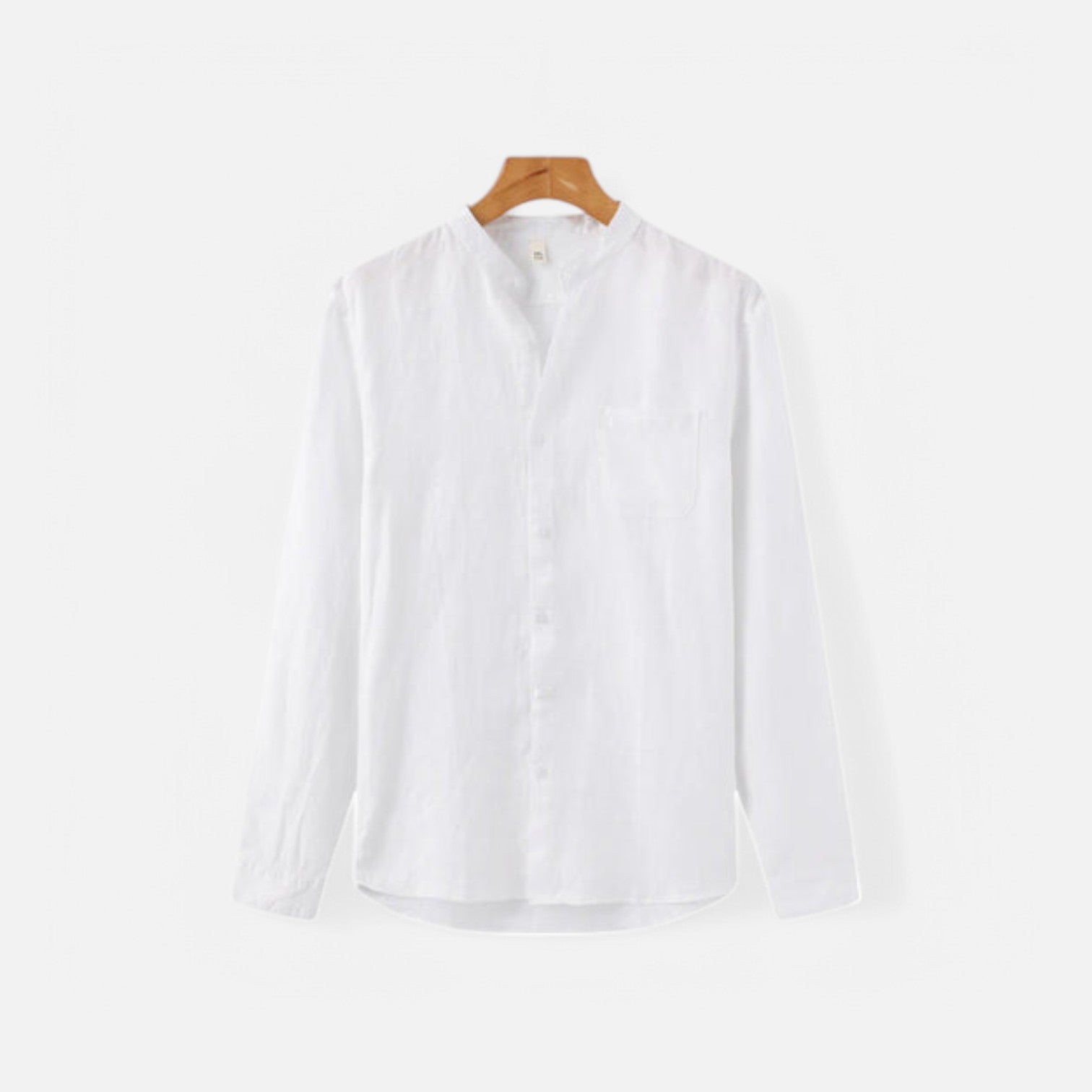 Pure Linen Long Sleeve Shirt for Men