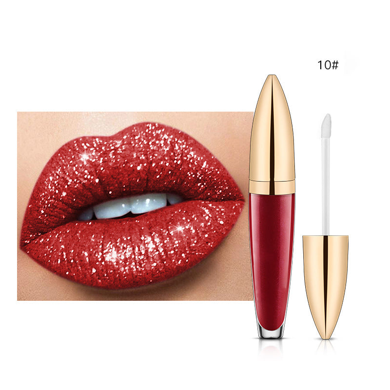 GlimmerKiss™ | Diamantglänzender langanhaltender Lippenstift
