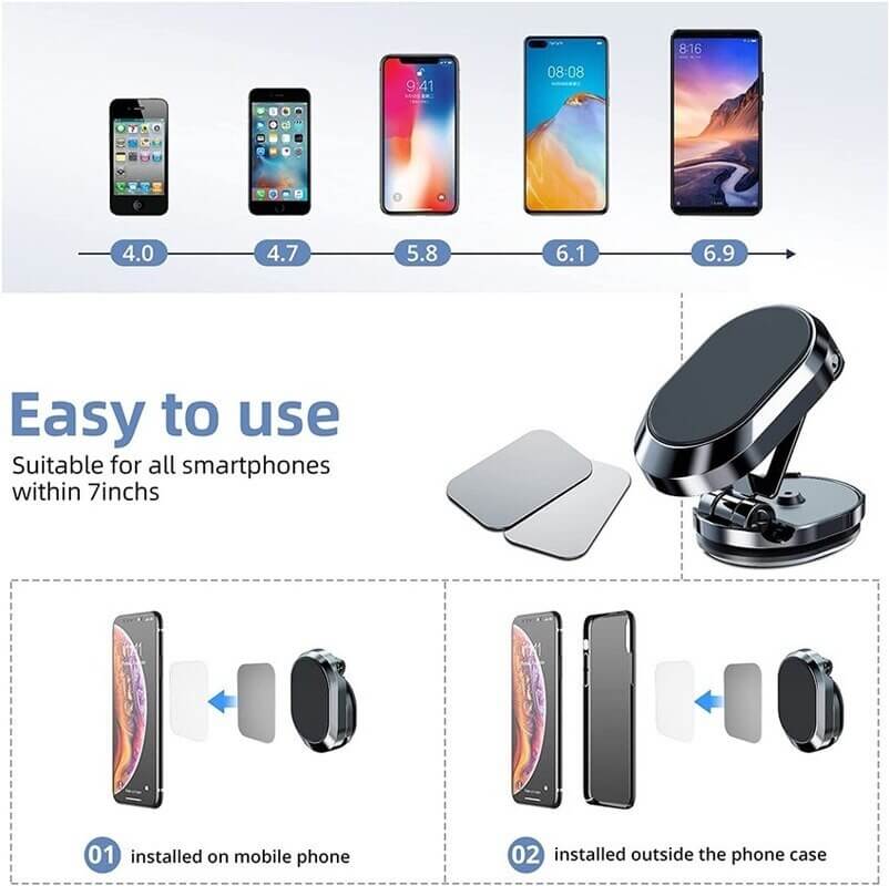 1+1 GRATIS | Phone Holder™ - Magnetischer Handyhalter zum Zusammenklappen