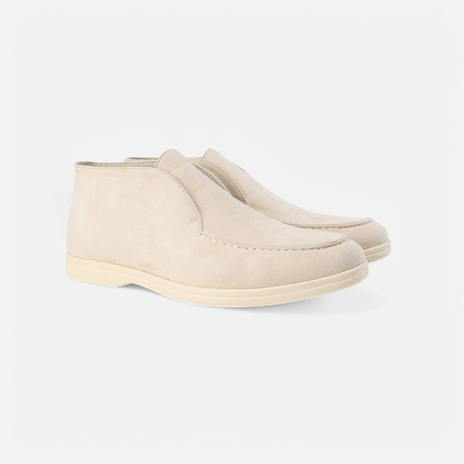 High-Top Suede Loafers – Classic Luxury for Men
