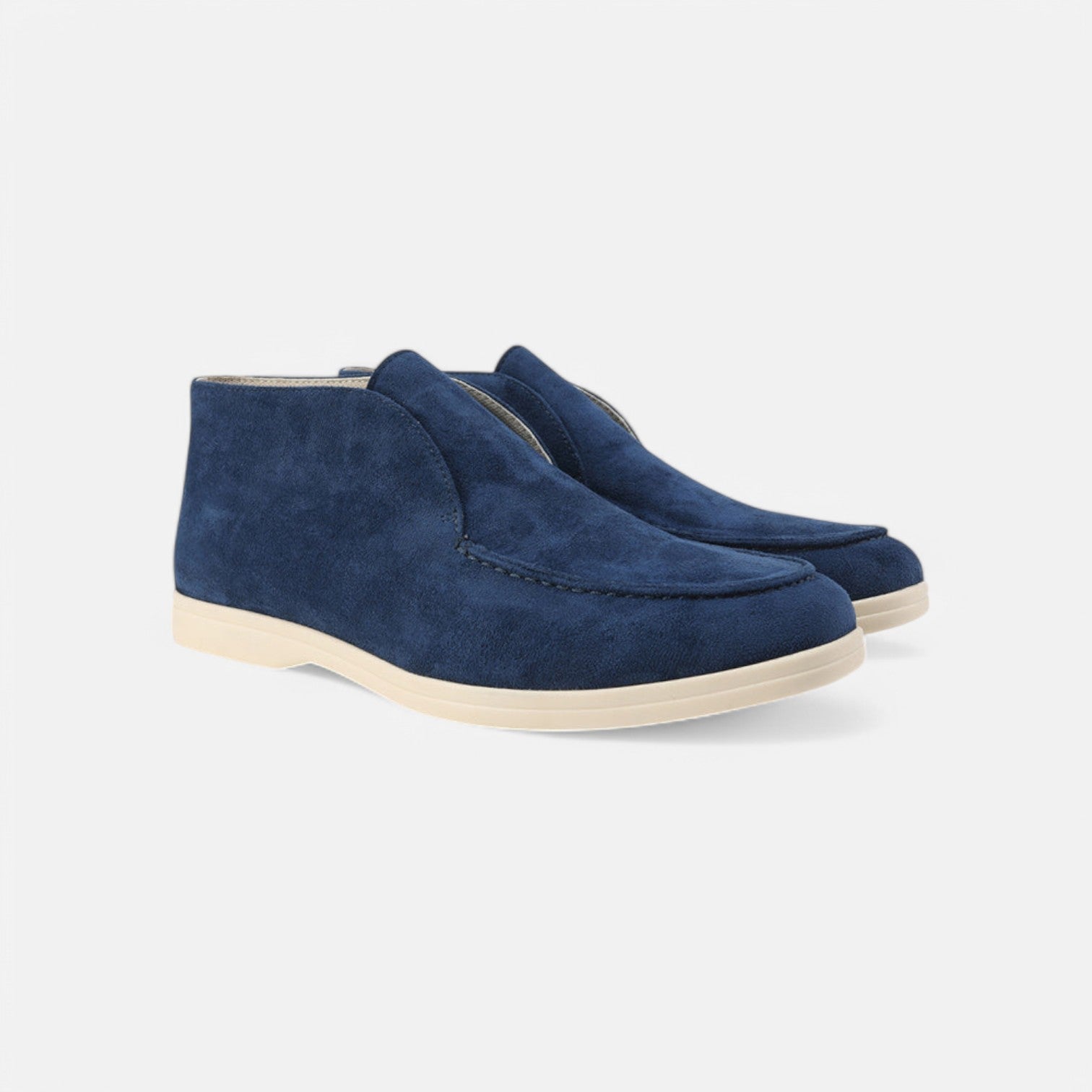 High-Top Suede Loafers – Classic Luxury for Men