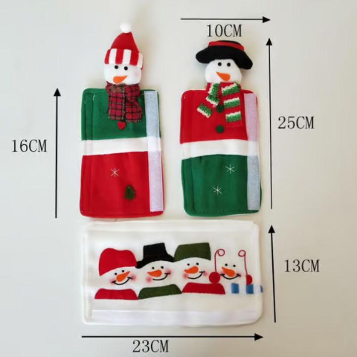 SnowGrip® | FrostCover Griffabdeckungen Schneemann – Schutz & Deko in einem