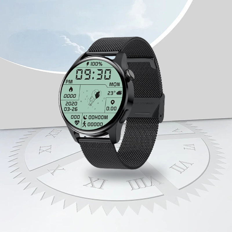 Fitnova™ | Sportuhr mit Herz & Blutzucker-Messung, Bluetooth