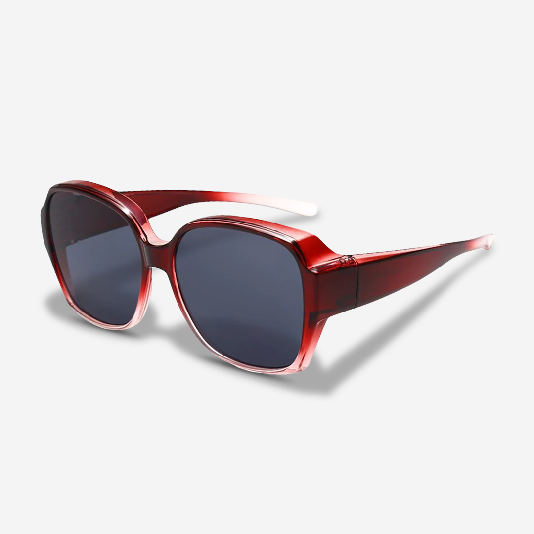 ClipShades™ | Stylische Overlay-Sonnenbrille für Brillenträgerinnen