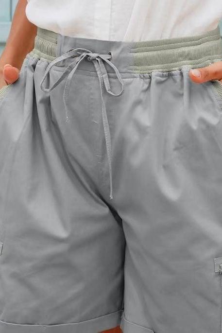 Hanna™ - Hohe Taille Damen lässig locker kurze Hosen