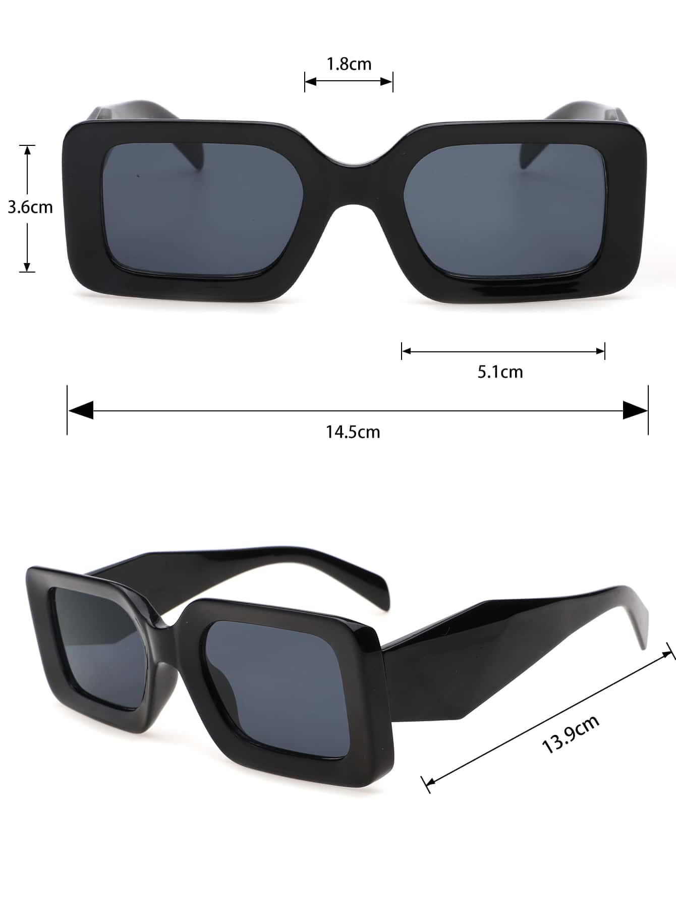 MetroFrame | Mode Brille mit quadratischem Rahmen