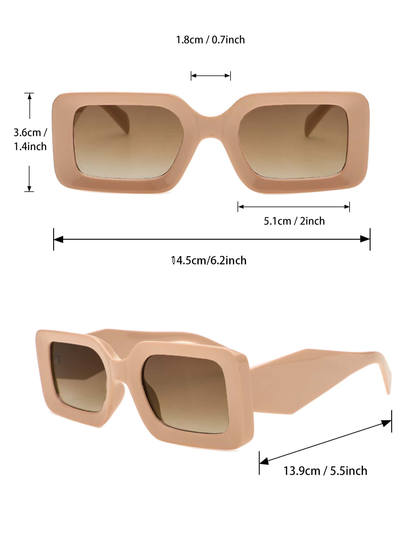 MetroFrame | Mode Brille mit quadratischem Rahmen