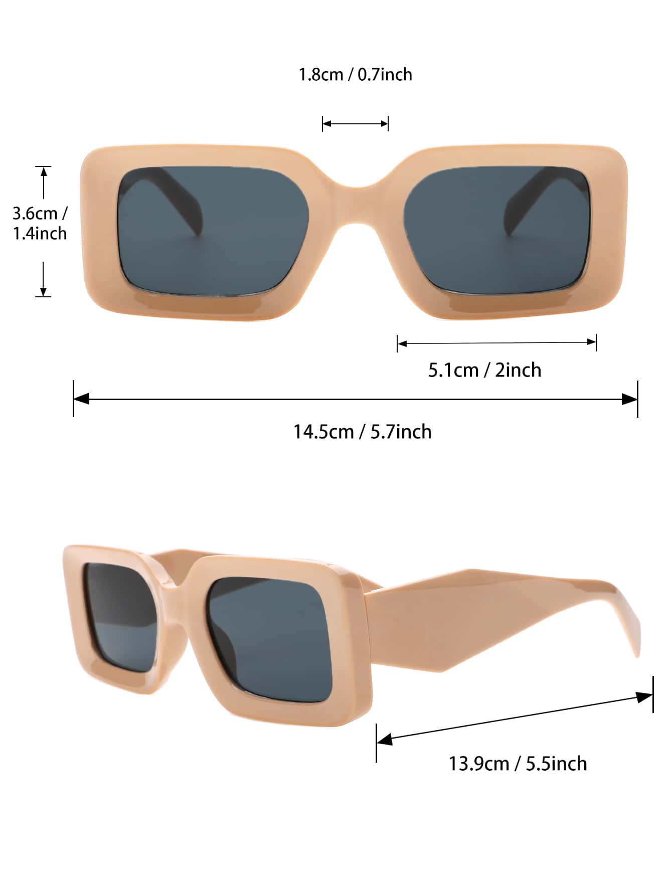 MetroFrame | Mode Brille mit quadratischem Rahmen