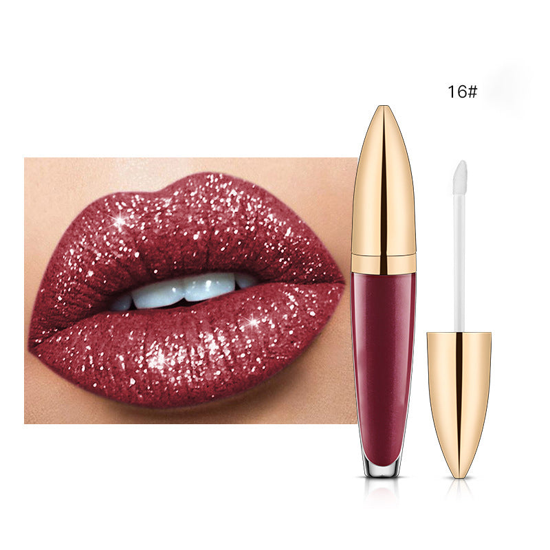 GlimmerKiss™ | Diamantglänzender langanhaltender Lippenstift