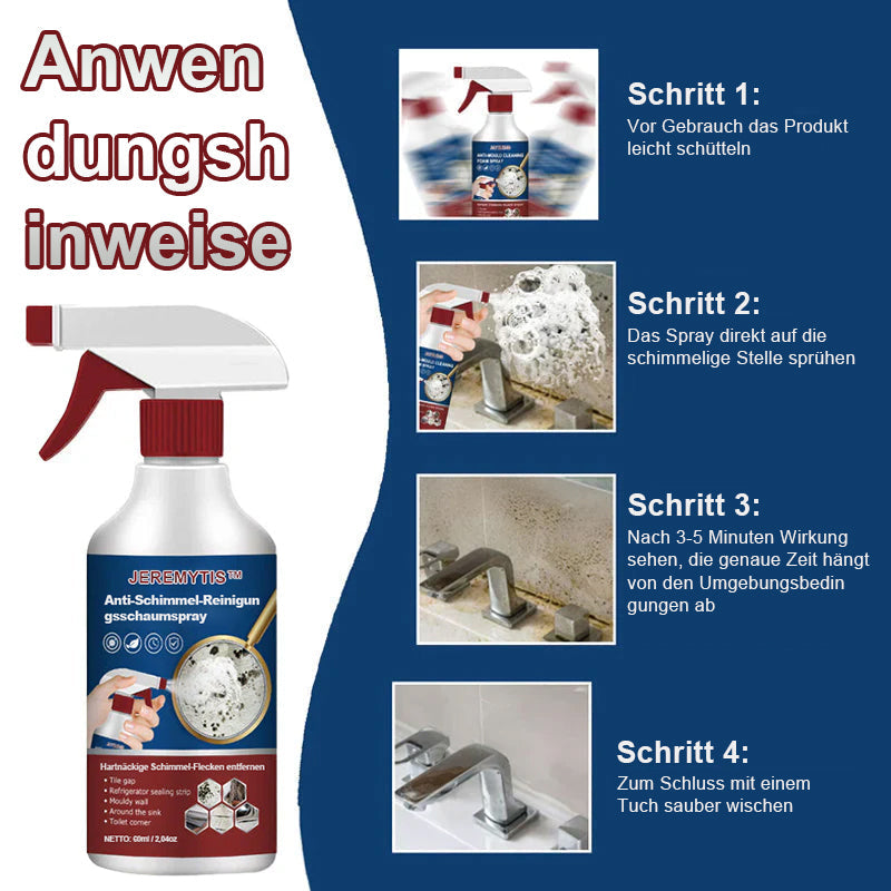 1+1 GRATIS | MoldAway Magic™ - Ihre ultimative Anti-Schimmel-Reinigungsschaumspray-Lösung!