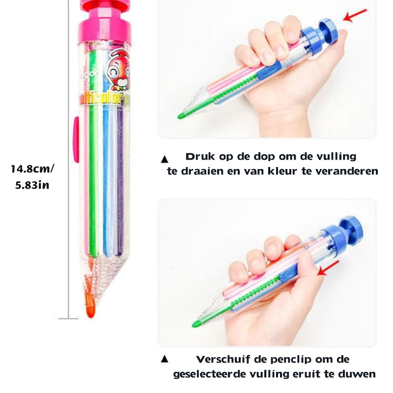 Colorilo® | 8-in-1-Mehrfarbenstifte