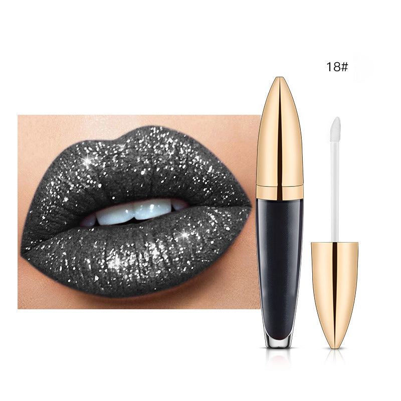 GlimmerKiss™ | Diamantglänzender langanhaltender Lippenstift
