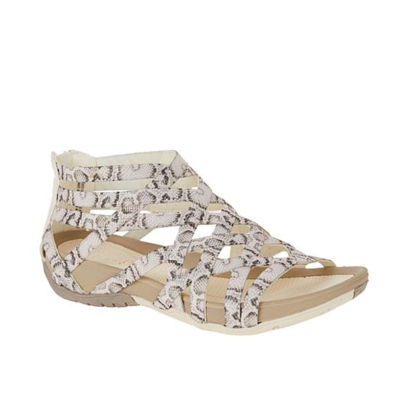 Runder Zehenpartie | Hohle römische Gladiator-Sandalen
