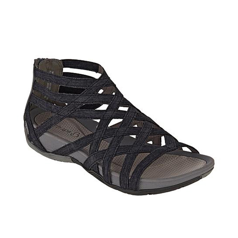 Runder Zehenpartie | Hohle römische Gladiator-Sandalen