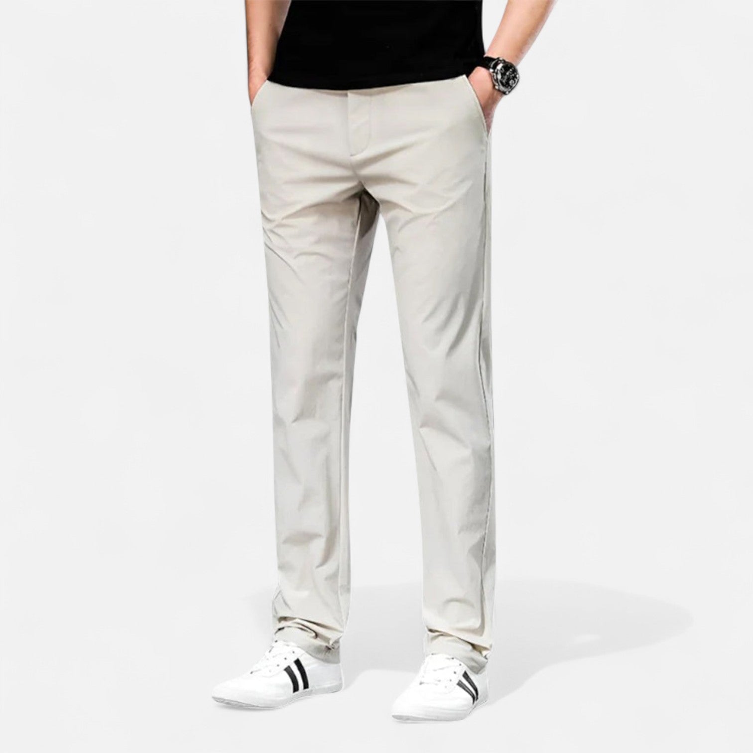 Men's Chino Pants - Tailored Simplicity, Timeless Essential for a Casual and Elegant Outfit