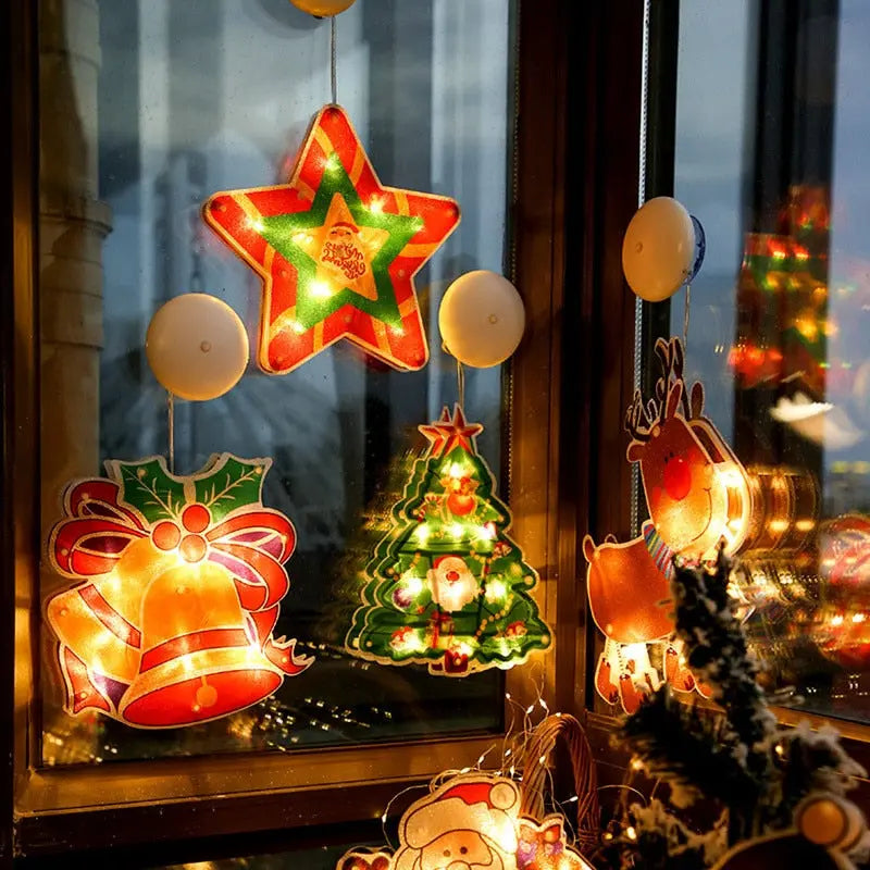 1+1 Gratis WindowJoy® | FestGlow Window Light Set – festive window lighting
