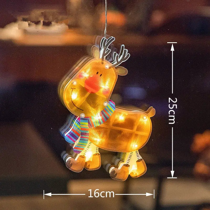 1+1 Gratis WindowJoy® | FestGlow Window Light Set – festive window lighting