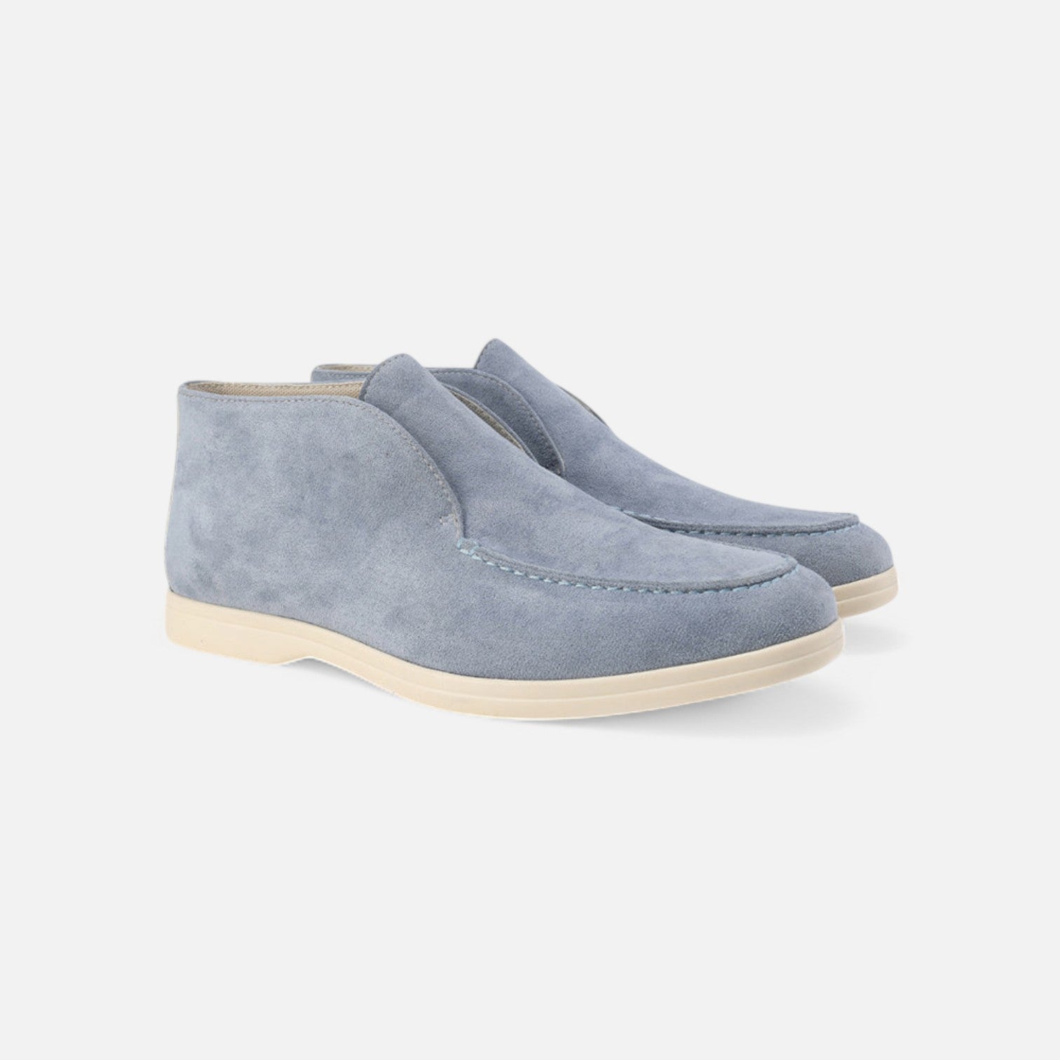 High-Top Suede Loafers – Classic Luxury for Men