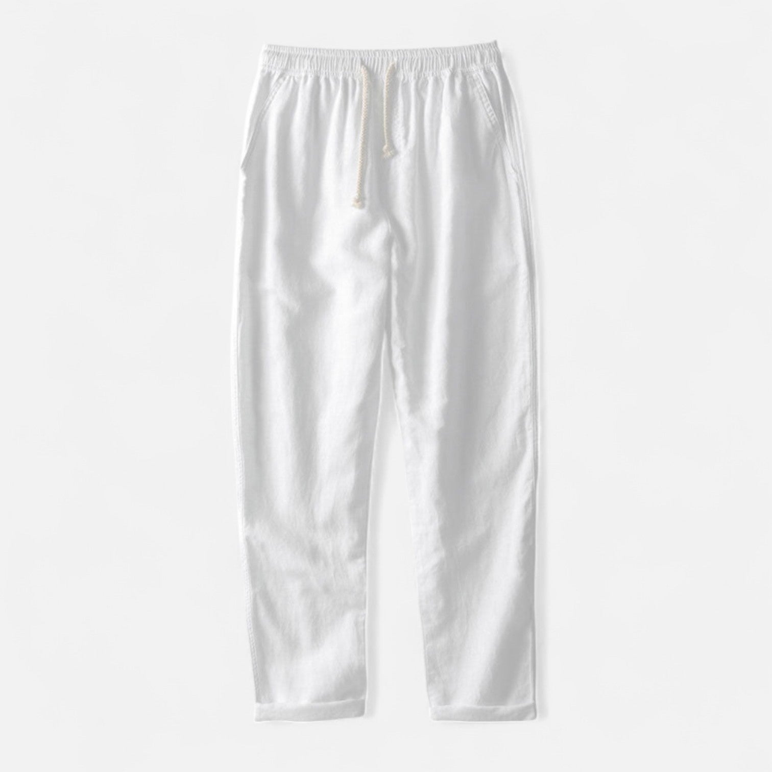 Men's Linen Shirt and Pants Set – Breathable Comfort, Casual Refinement