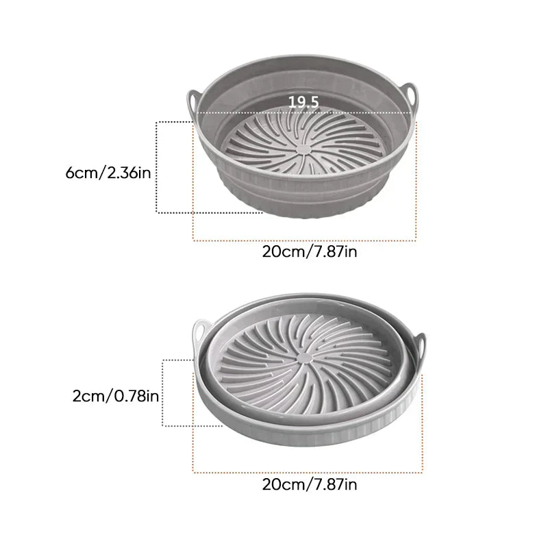 (1+1 Gratis) Airfryer- und Mikrowellen-Silikonformen