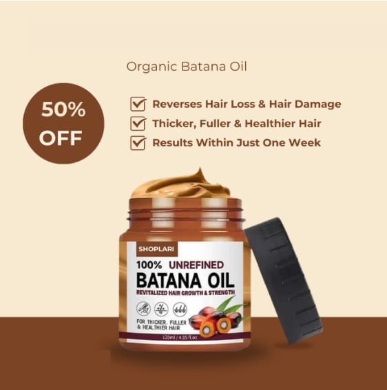 50% RABATT | GrowthEssence™ | Organic Batana Oil