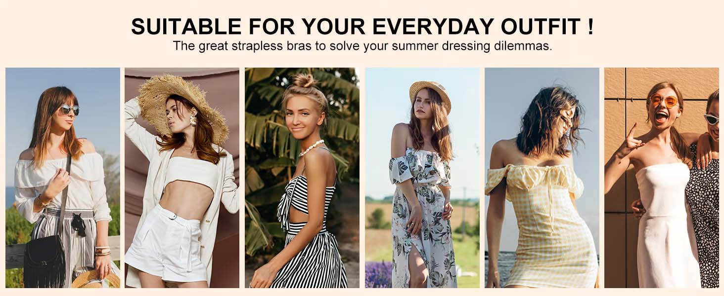 1+1 GRATIS | Nudella® | Trägerloser Bandeau-BH für nahtlose Oberteile