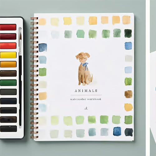AquaLight® | StartGuide Malbuch Aquarell – kreativer Einstieg in die Wasserfarbe