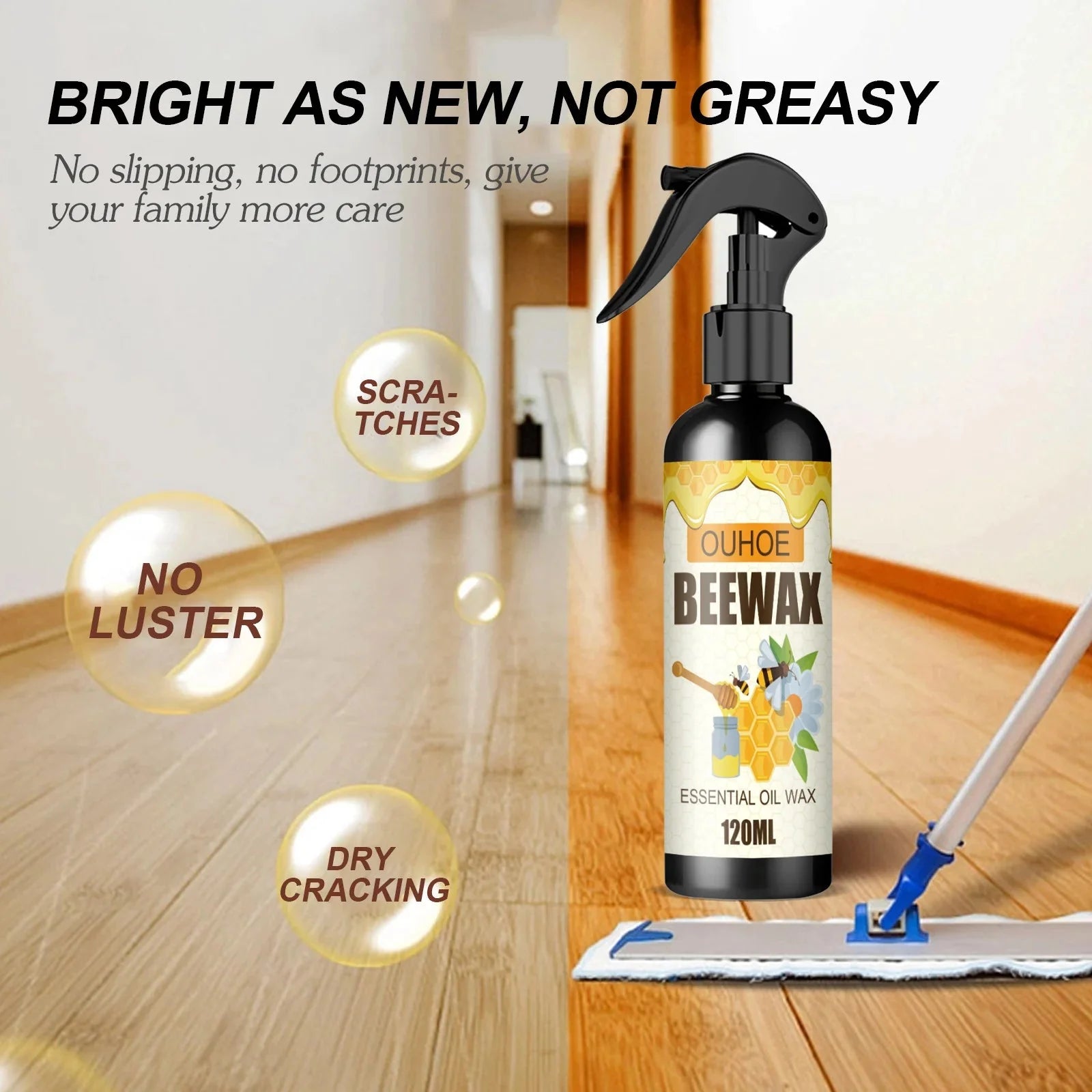 WoodRevive® | Natural Beeswax Spray