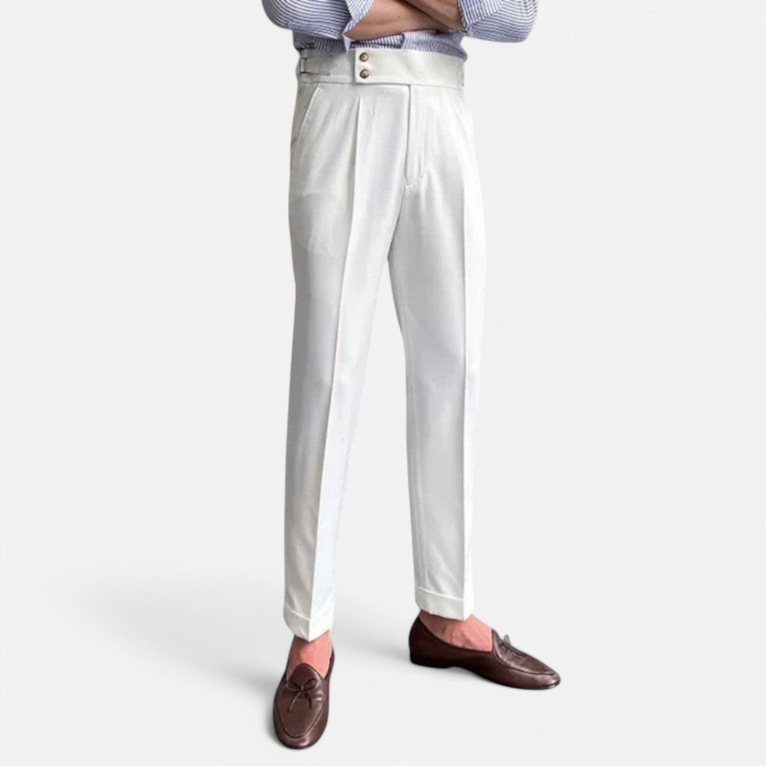 High-Waisted Pants for Men – Classic and Refined Cut