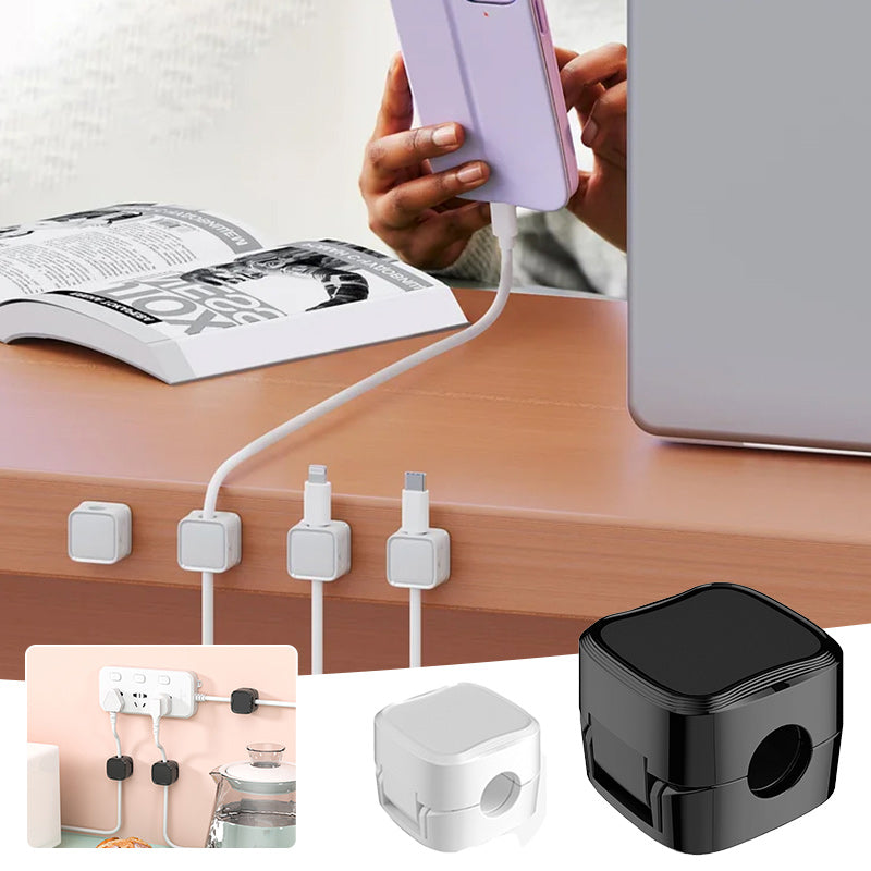 MagniClip® | Magnetischer Kabelspeicher-Organizer