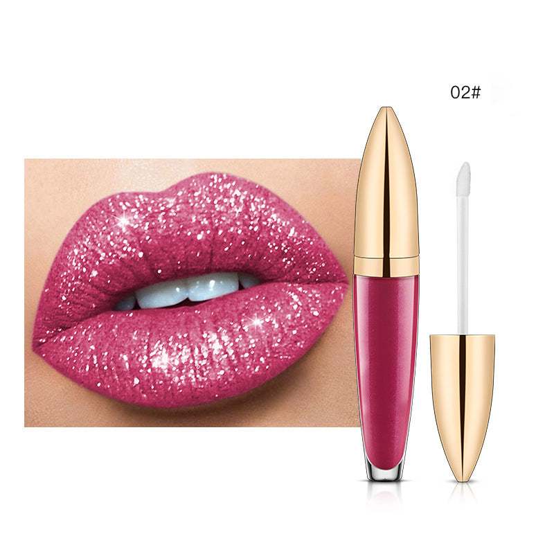 GlimmerKiss™ | Diamantglänzender langanhaltender Lippenstift