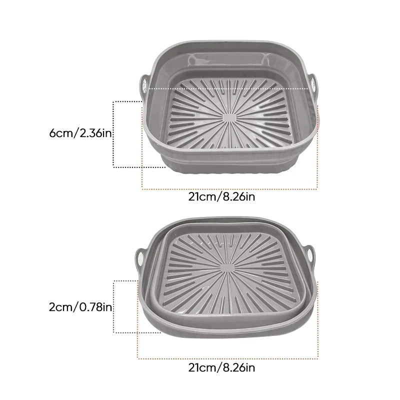 (1+1 Gratis) Airfryer- und Mikrowellen-Silikonformen