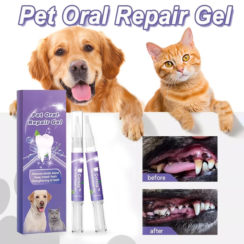 1+1 GRATIS | OralGlow™ - Die ultimative Lösung für die Zahngesundheit und den frischen Atem Ihres Haustieres!