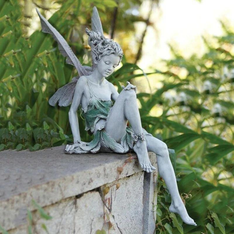 50% RABATT | Elvara™ | Sitzende Elf Skulptur