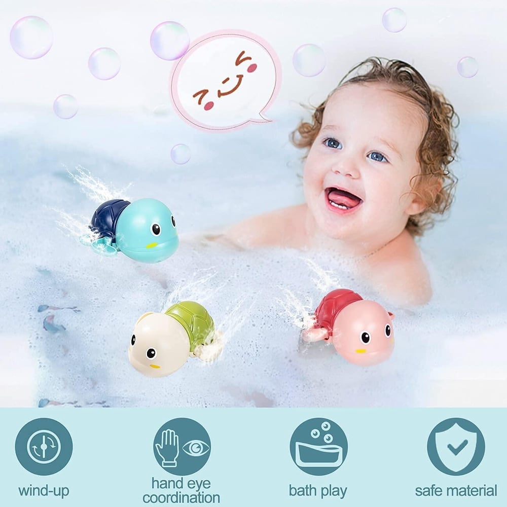 SplashBuddy® | SwimFun Badespielzeug – Aufzieh-Schwimmtiere für mehr Badespaß