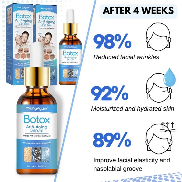 1+1 GRATIS | GlowTox™ | Glatte, jugendliche Haut mit Botox Anti-Aging Serum