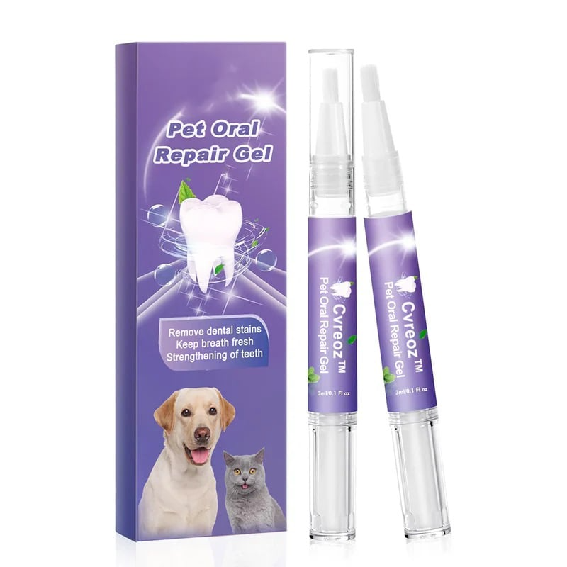 1 + 1 Gratis | Pawlieve™ | Zahngel für Haustiere – Beruhigt & Schmerzlindert