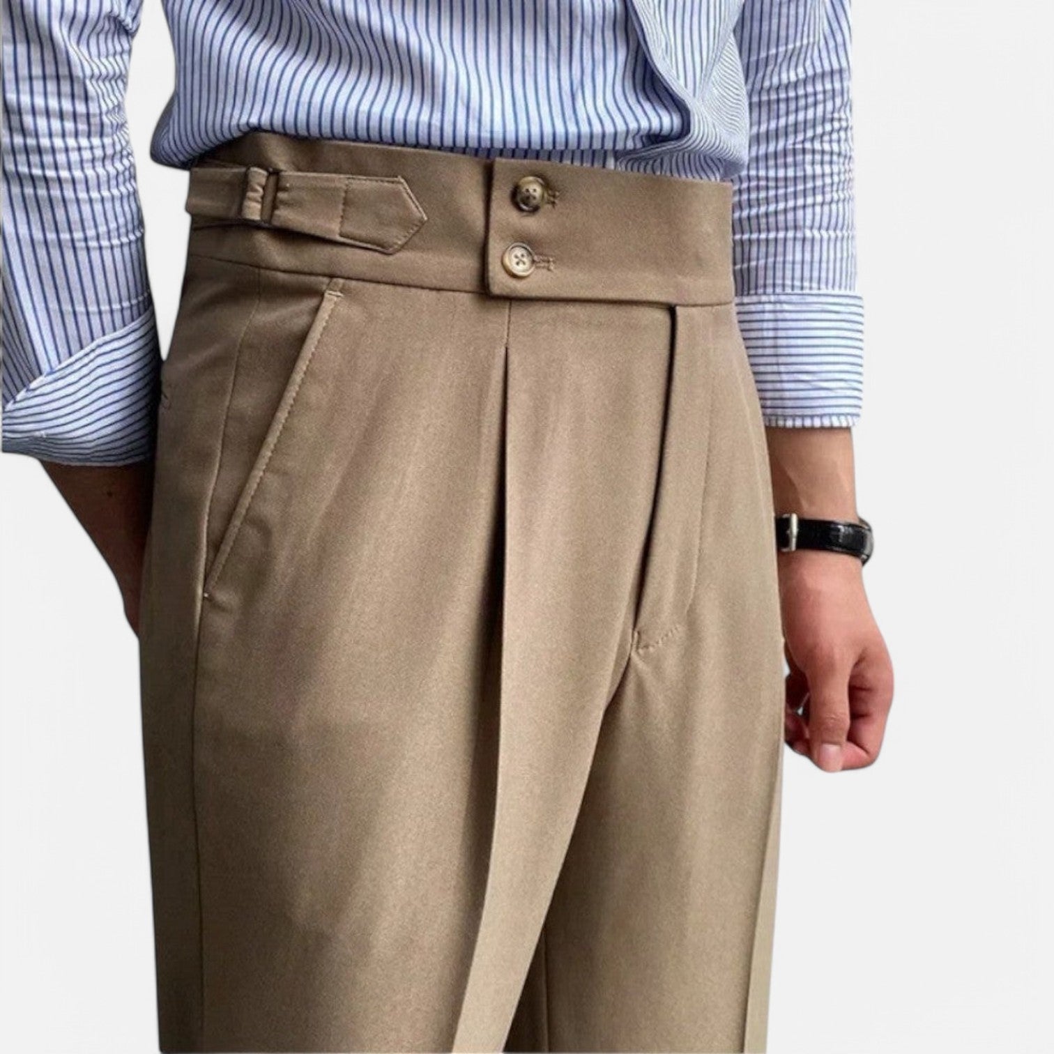 High-Waisted Pants for Men – Classic and Refined Cut
