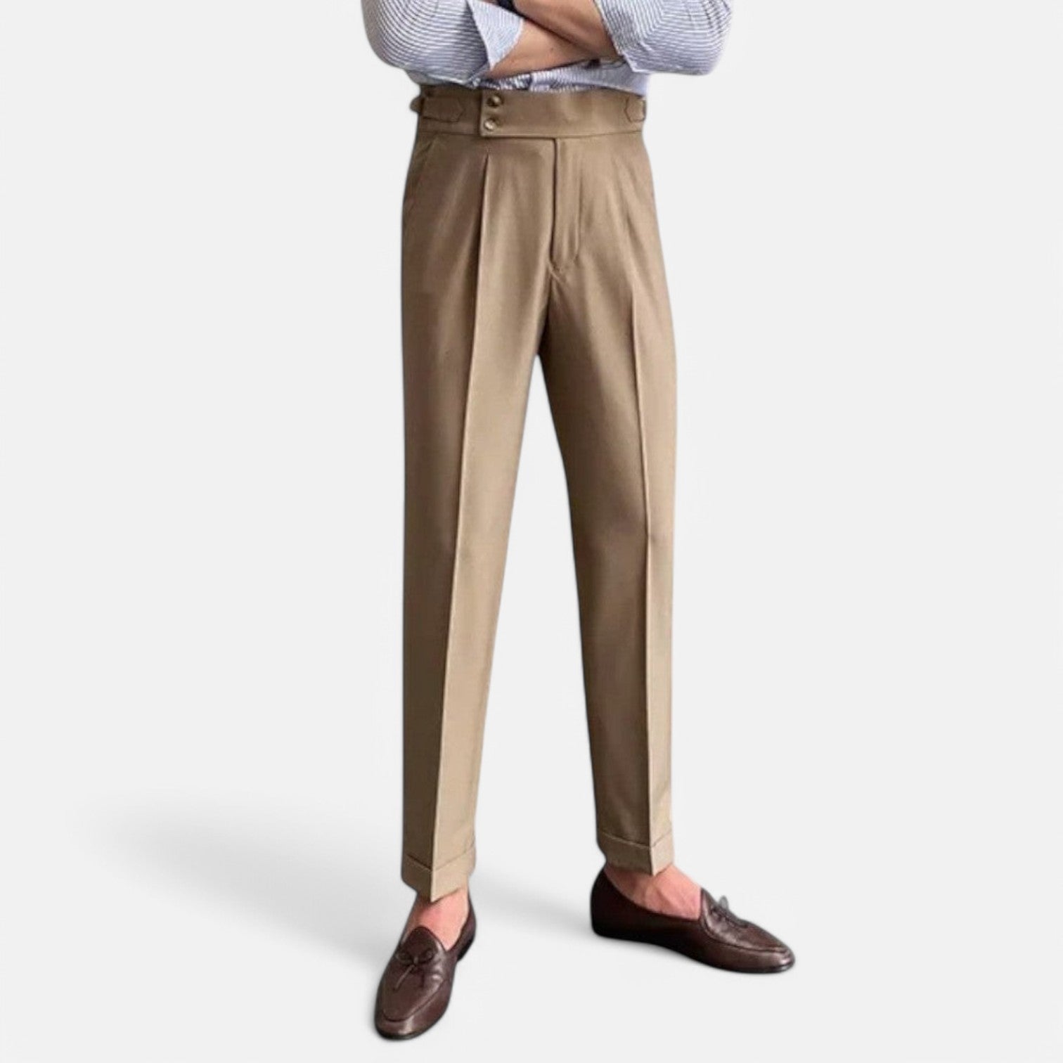 High-Waisted Pants for Men – Classic and Refined Cut