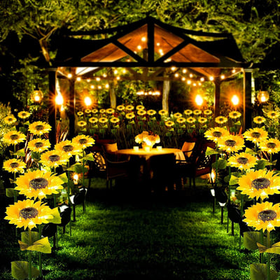 SunflowerGlow® | Sonnenblumen-Solarlicht – einfache Installation, stimmungsvolles Licht