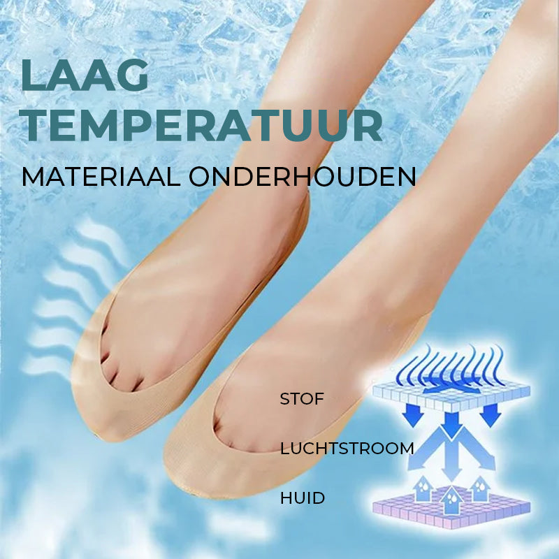 FrostStep™ | Atmungsaktive Eis-Seiden-Socken