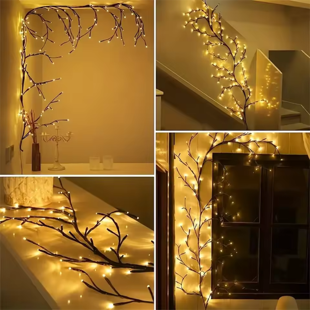 50% RABATT | GlowLeaf™ | Verzauberte Weidenreben-Lichter